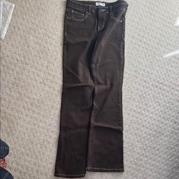 Motel Rocks Chocolate Boot Cut Jeans - Picture 1 of 3